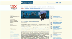 Desktop Screenshot of lexetscientia.univnt.ro
